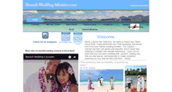 Desktop Screenshot of hawaii-wedding-minister.com